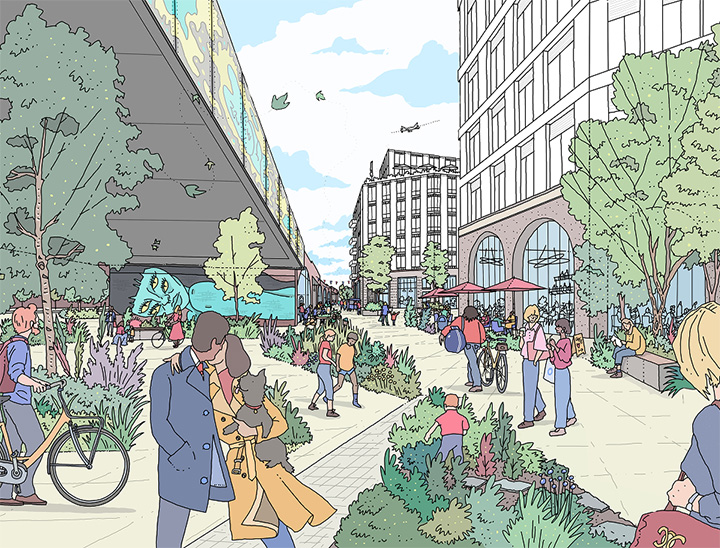 Artist’s impression of Spring Quarter.